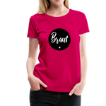 Braut Frauen Premium T-Shirt - dunkles Pink
