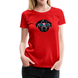 Hund Woof Frauen Premium T-Shirt - Rot