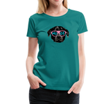 Hund Woof Frauen Premium T-Shirt - Divablau