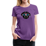 Hund Woof Frauen Premium T-Shirt - Lila