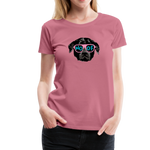 Hund Woof Frauen Premium T-Shirt - Malve