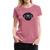 Hund Woof Frauen Premium T-Shirt - Malve