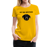Big Brother Frauen Premium T-Shirt - Sonnengelb
