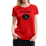 Big Sister Frauen Premium T-Shirt - Rot