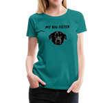 Big Sister Frauen Premium T-Shirt - Divablau