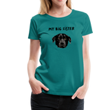 Big Sister Frauen Premium T-Shirt - Divablau