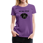 Big Sister Frauen Premium T-Shirt - Lila