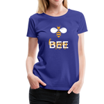 Bee Happy Frauen Premium T-Shirt - Königsblau