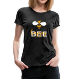 Bee Happy Frauen Premium T-Shirt - Anthrazit