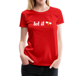 Let It Bee Frauen Premium T-Shirt - Rot