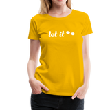 Let It Bee Frauen Premium T-Shirt - Sonnengelb