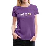 Let It Bee Frauen Premium T-Shirt - Lila