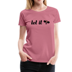 Let It Bee Frauen Premium T-Shirt - Malve