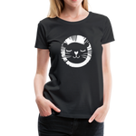 Löwe Frauen Premium T-Shirt - Schwarz