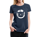 Löwe Frauen Premium T-Shirt - Navy