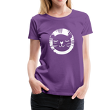 Löwe Frauen Premium T-Shirt - Lila