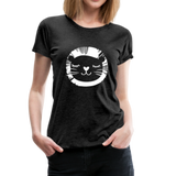 Löwe Frauen Premium T-Shirt - Anthrazit