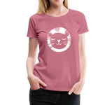 Löwe Frauen Premium T-Shirt - Malve