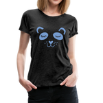 Panda Frauen Premium T-Shirt - Anthrazit