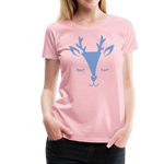 Reh Frauen Premium T-Shirt - Hellrosa