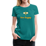 Bee Happy Frauen Premium T-Shirt - Divablau