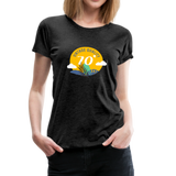 70´s Frauen Premium T-Shirt - Anthrazit