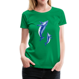 Wale Frauen Premium T-Shirt - Kelly Green