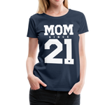 Mom Frauen Premium T-Shirt - Navy