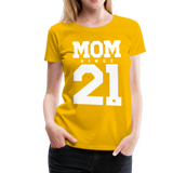 Mom Frauen Premium T-Shirt - Sonnengelb