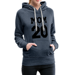 Mom Frauen Premium Hoodie - Jeansblau