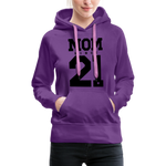 Mom Frauen Premium Hoodie - Purple