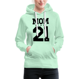 Mom Frauen Premium Hoodie - helles Mintgrün