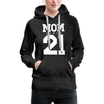 Mom Frauen Premium Hoodie - Schwarz