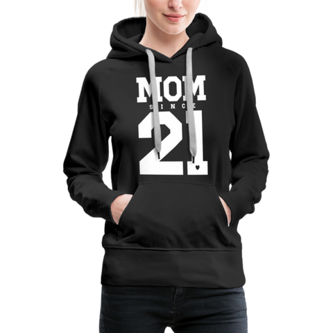 Mom Frauen Premium Hoodie - Schwarz