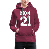 Mom Frauen Premium Hoodie - Bordeaux