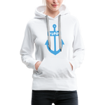 Moin Frauen Premium Hoodie - Weiß