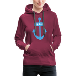 Moin Frauen Premium Hoodie - Bordeaux