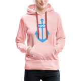 Moin Frauen Premium Hoodie - Kristallrosa