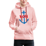 Moin Frauen Premium Hoodie - Kristallrosa