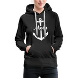 Moin Frauen Premium Hoodie - Schwarz