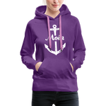 Moin Frauen Premium Hoodie - Purple