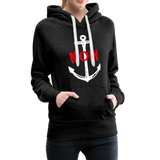 Moin Frauen Premium Hoodie - Anthrazit