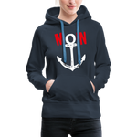 Moin Frauen Premium Hoodie - Navy