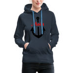 Moin Frauen Premium Hoodie - Navy