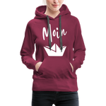 Moin Frauen Premium Hoodie - Bordeaux