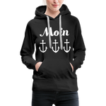 Moin Frauen Premium Hoodie - Schwarz