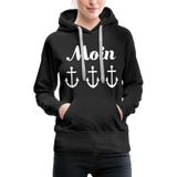 Moin Frauen Premium Hoodie - Schwarz