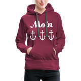 Moin Frauen Premium Hoodie - Bordeaux