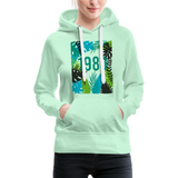 1980 Frauen Premium Hoodie - helles Mintgrün