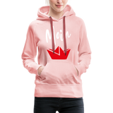 Moin Frauen Premium Hoodie - Kristallrosa